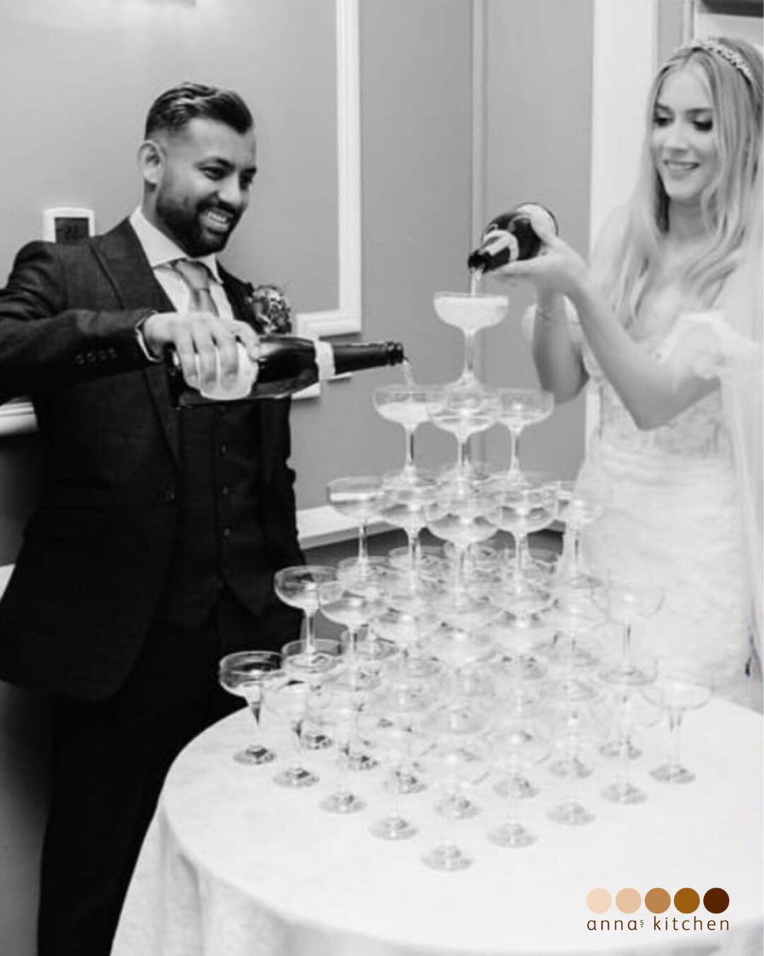 Anna's Kitchen Catering - Champagne Tower - Events Catering