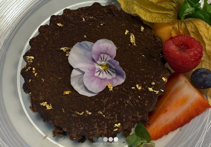 Anna's Kitchen Catering - Desserts - Vegan Chocolate Tart